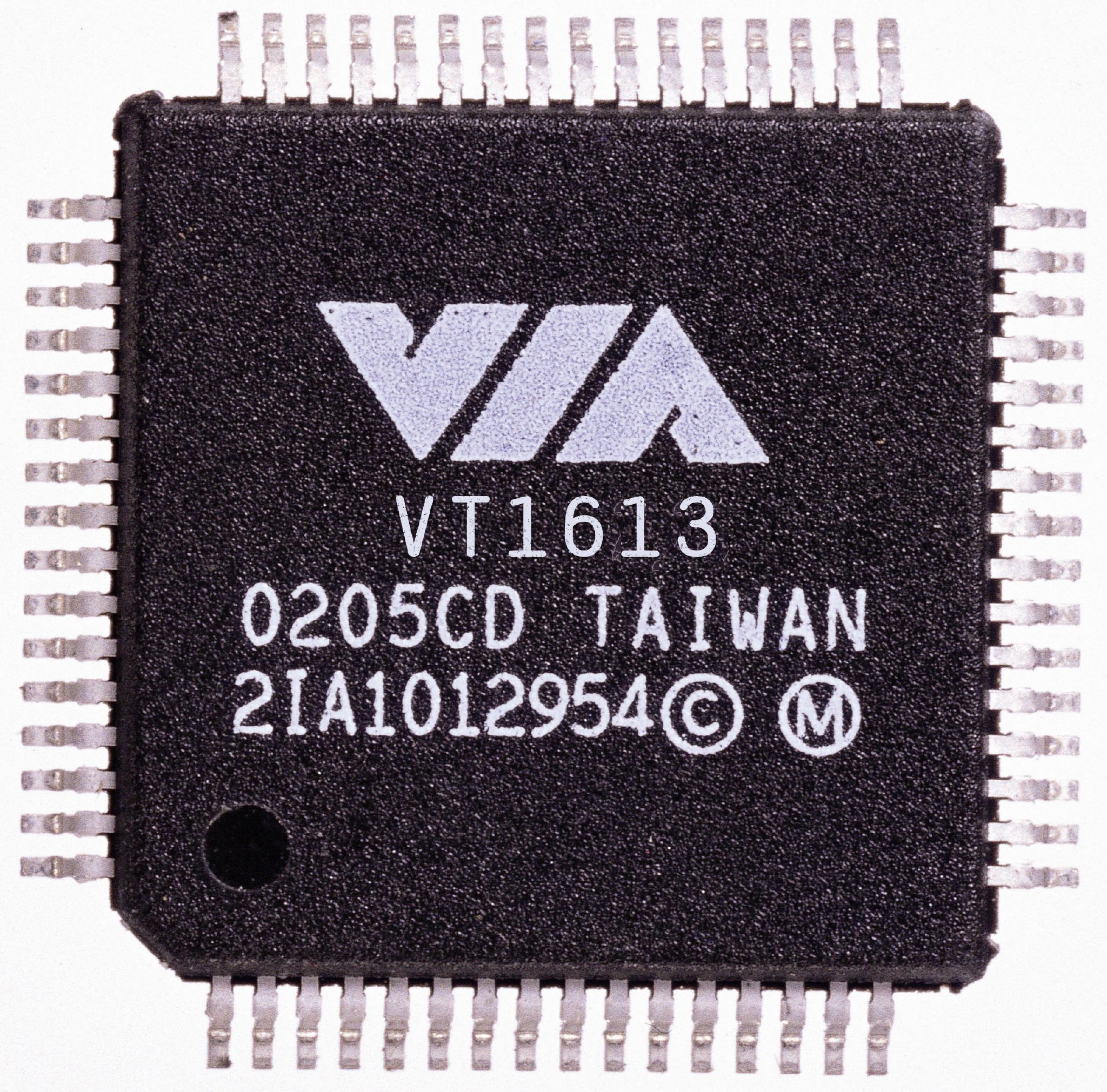 Driver via vinyl vt1613 ac97 audio codec for Windows xp download